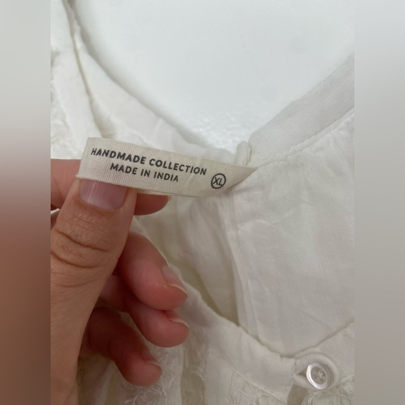 Mirth Capri Maxi Dress White Fringe Size XL - Picture 5 of 10